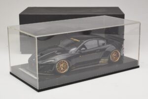 Maserati GranTurismo Liberty Walk Noir avec Jantes Dorées AB Models 1:18 MAS-LB08-C Résine — image 7 sur 7