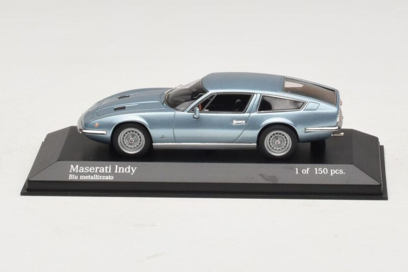 Maserati Indy Blue Metallic Minichamps 1:43 Maserati Indy Blue Metallic Minichamps 1:43 437123122 Métal