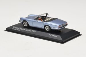 Maserati Mistral Spyder Light Blue Metallic Minichamps 1:43 437123432 Métal — image 3 sur 4