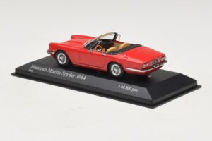 Maserati Mistral Spyder Rouge Minichamps 1:43 437123430 Métal — image 3 sur 4