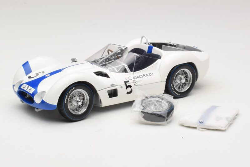 Maserati Tipo 61 #5 S. Moss / D. Gurney Camoradi ADAC 1000km Nurburgring Winner 1960 Minichamps 1:18 100601205 Métal