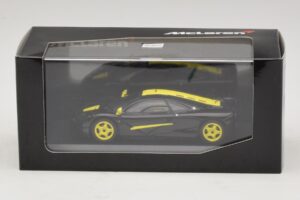 McLaren F1 Noir Avec Rayures Jaunes Minichamps 1:43 MCLAREN004 Métal — image 4 sur 4