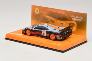 McLaren F1 GTR Gulf Team Davidoff #41 P-H. Raphanel / J-M. Gounon FIA GT Championship 1997 Minichamps 1:43 533174341 Métal — image 3 sur 4