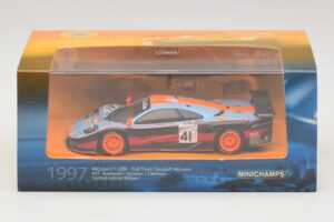 McLaren F1 GTR Gulf Team Davidoff #41 P-H. Raphanel / J-M. Gounon FIA GT Championship 1997 Minichamps 1:43 533174341 Métal — image 4 sur 4
