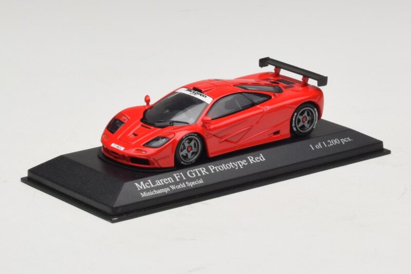 McLaren F1 GTR Prototype World Special Rouge Minichamps 1:43 McLaren F1 GTR Prototype World Special Rouge Minichamps 1:43 MCLAREN007 Métal