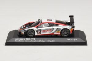 McLaren MP4-12C GT3 #107 Hexis Racing Cazenave / O. Panis 24 Hours of Spa 2013 Minichamps 1:43 437131397 Métal