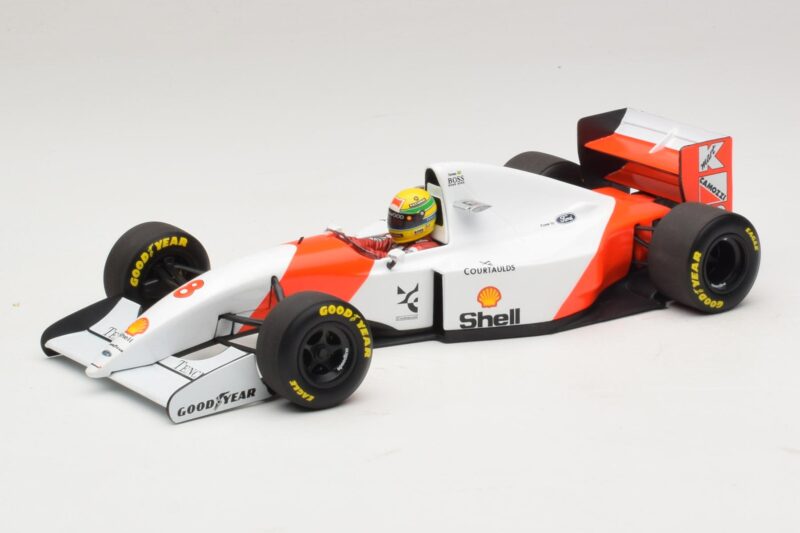 McLaren MP4/8 Ford #8 A. Senna Winner Japanese GP 1993 Minichamps 1:18 540931878 Métal