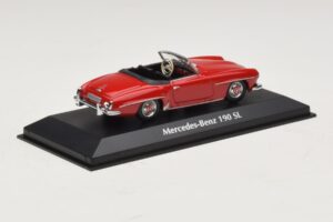 Mercedes 190 SL Rouge Maxichamps 1:43 940033131-O Métal — image 2 sur 4