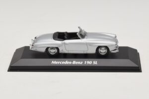 Mercedes 190 SL W121 Argent Maxichamps 1:43 940033130 Métal