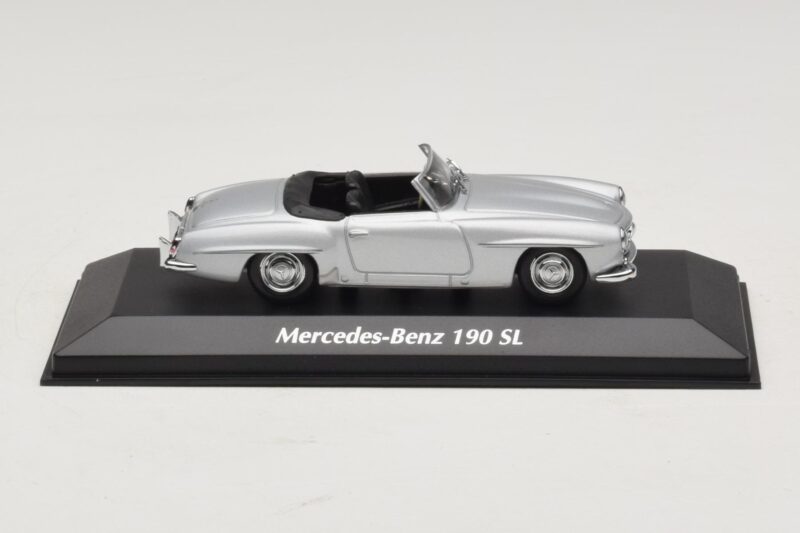 Mercedes 190 SL W121 Argent Maxichamps 1:43 940033130 Métal