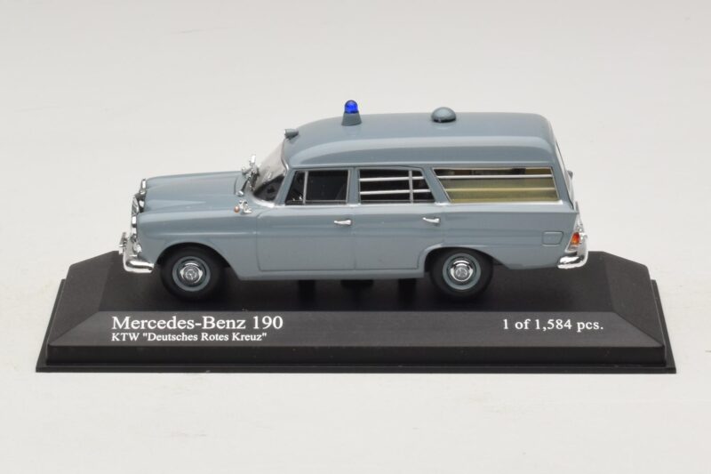 Mercedes 190 W110 Ambulance DRK Minichamps 1:43 400037270 Métal