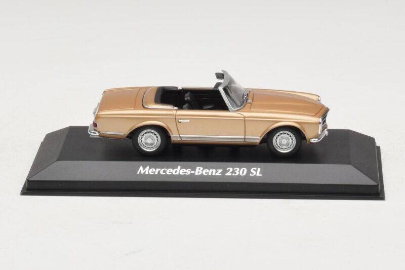 Mercedes 230 SL W113 Or Métallisé Maxichamps 1:43 940032230 Métal