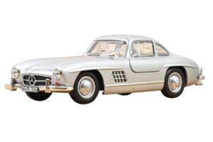 Mercedes 300 SL W198 Gullwing Argent Norev 1:18 183857 Métal