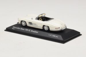 Mercedes 300 SL W198 Roadster Blanc Minichamps 1:43 400039034 Métal — image 3 sur 4