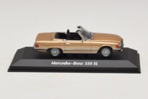 Mercedes 350 SL R107 Or Maxichamps 1:43 940033431 Métal
