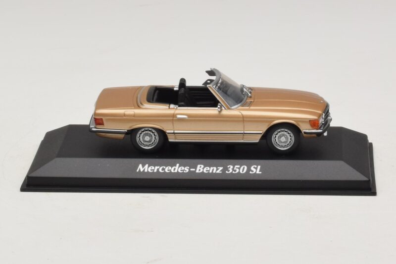Mercedes 350 SL R107 Or Maxichamps 1:43 940033431 Métal