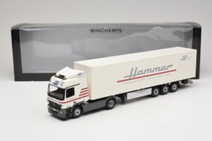 Mercedes Actros 1844LS Koffersattelzug Hammer Aachen Minichamps 1:43 499039105 Métal — image 6 sur 6