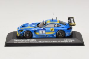 Mercedes AMG GT3 Black Falcon #9 Y. Buurman / M. Engel 24 Hours of Nurburgring 2016 Minichamps 1:43 437163009 Métal