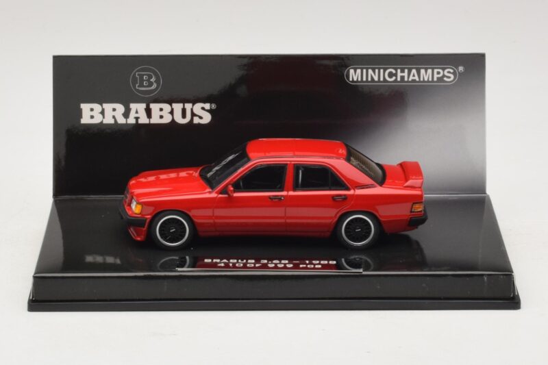 Mercedes Brabus 3.6S 190E W201 Rouge Minichamps 1:43 Mercedes Brabus 3.6S 190E W201 Rouge Minichamps 1:43 437032600 Métal