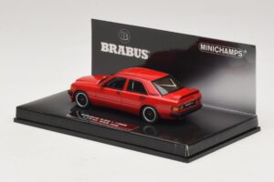 Mercedes Brabus 3.6S 190E W201 Rouge Minichamps 1:43 437032600 Métal — image 3 sur 5