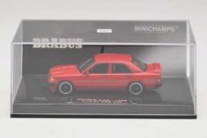 Mercedes Brabus 3.6S 190E W201 Rouge Minichamps 1:43 437032600 Métal — image 4 sur 5