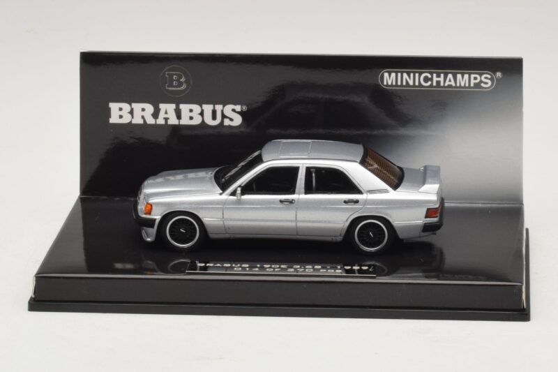 Mercedes Brabus 3.6S 190E W201 Argent Minichamps 1:43 Mercedes Brabus 3.6S 190E W201 Argent Minichamps 1:43 437032604 Métal