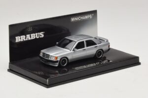 Mercedes Brabus 3.6S 190E W201 Argent Minichamps 1:43 437032604 Métal — image 2 sur 5