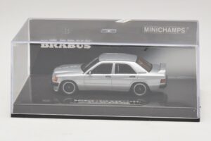 Mercedes Brabus 3.6S 190E W201 Argent Minichamps 1:43 437032604 Métal — image 4 sur 5