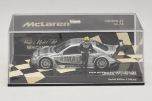Mercedes C203 DTM Team McLaren Mercedes MP4-98T Mika & Erja Hakkinen Lapland 17 April 2000 Minichamps 1:43 530984378-P1 Métal — image 4 sur 4