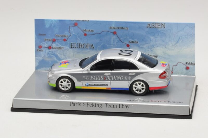 Mercedes E-Class #3 Team eBay Rally Paris-Peking 2007 Minichamps 1:43 B66962259 Métal