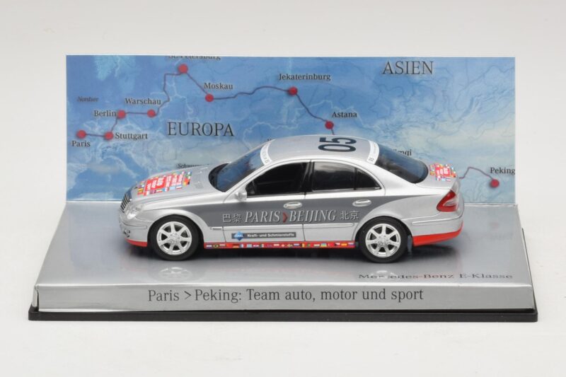 Mercedes E-Class #5 Team Auto Motor und Sport Rally Paris-Peking 2007 Minichamps 1:43 Mercedes E-Class #5 Team Auto Motor und Sport Rally Paris-Peking 2007 Minichamps 1:43 B66962261 Métal