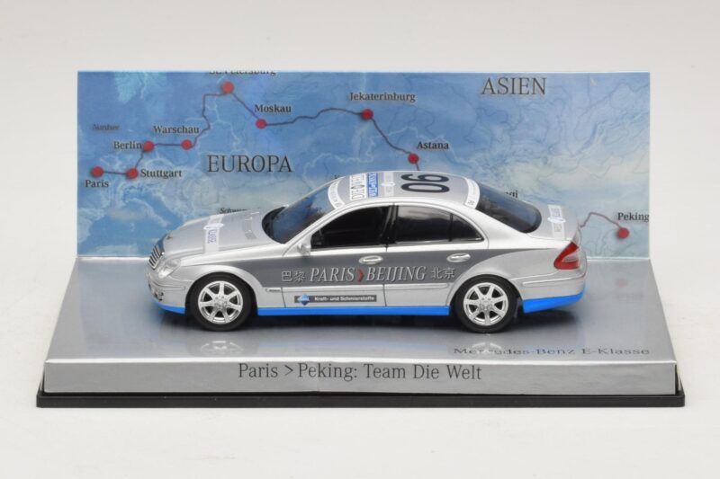 Mercedes E-Class #6 Team Die Welt Rally Paris-Peking 2007 Minichamps 1:43 B66962262 Métal