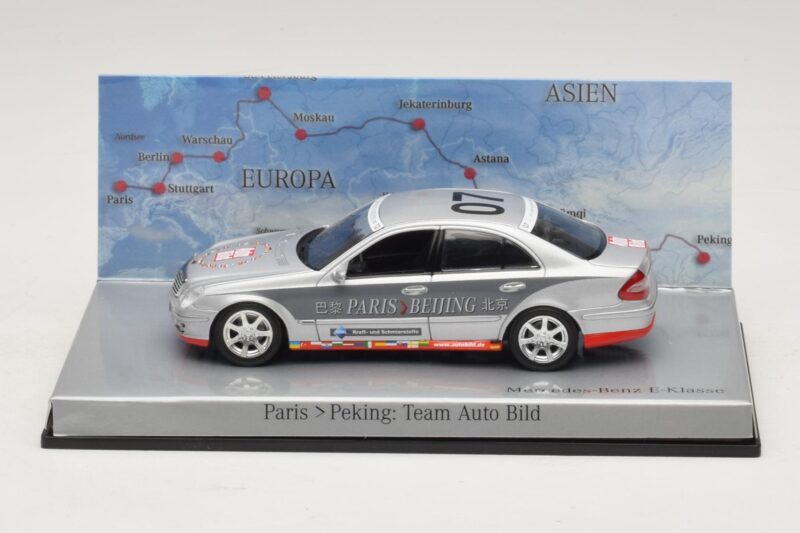 Mercedes E-Class #7 Team Auto Bild Rally Paris-Peking 2007 Minichamps 1:43 B66962263 Métal