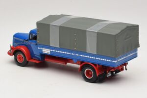 Mercedes L 315 Camion Plateau Bleu Rouge Minichamps 1:43 439034420 Métal — image 5 sur 6