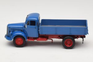 Mercedes L 3500 Camion Benne Bleu Rouge Minichamps 1:43 439350004 Métal — image 3 sur 6