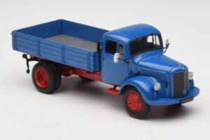 Mercedes L 3500 Camion Benne Bleu Rouge Minichamps 1:43 439350004 Métal — image 4 sur 6