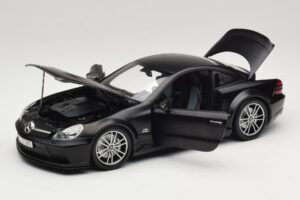 Mercedes SL65 AMG R230 Black Series Matt Black Minichamps 1:18 100038121 Métal — image 2 sur 8