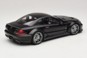 Mercedes SL65 AMG R230 Black Series Matt Black Minichamps 1:18 100038121 Métal — image 3 sur 8