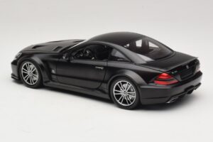 Mercedes SL65 AMG R230 Black Series Matt Black Minichamps 1:18 100038121 Métal — image 7 sur 8