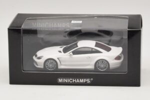 Mercedes SL65 AMG R230 Black Series Blanc Mat Minichamps 1:43 400038222 Métal — image 4 sur 4