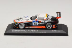 Mercedes SLS AMG GT3 #66 Hankook C. Frankenhout / Simonsen 24 Hours of Nurburgring 2012 Minichamps 1:43 437123266 Métal