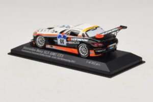 Mercedes SLS AMG GT3 #66 Hankook C. Frankenhout / Simonsen 24 Hours of Nurburgring 2012 Minichamps 1:43 437123266 Métal — image 3 sur 4