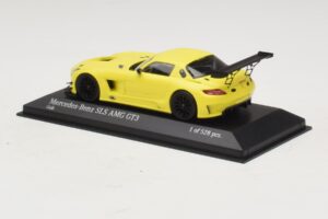 Mercedes SLS AMG GT3 Jaune Minichamps 1:43 410113201 Métal — image 3 sur 4