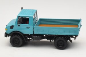 Mercedes Unimog 1300 L Camion Plateau Bleu Minichamps 1:43 439033020 Métal — image 3 sur 6
