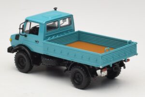 Mercedes Unimog 1300 L Camion Plateau Bleu Minichamps 1:43 439033020 Métal — image 5 sur 6