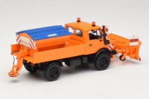 Mercedes Unimog 1300 L Chasse-Neige Orange Minichamps 1:43 439033060 Métal — image 2 sur 6