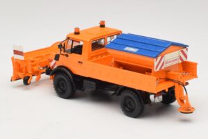 Mercedes Unimog 1300 L Chasse-Neige Orange Minichamps 1:43 439033060 Métal — image 5 sur 6