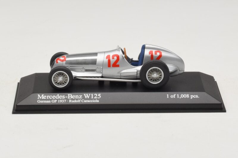 Mercedes W125 R. Caracciola German GP 1937 Minichamps 1:43 400370012 Métal