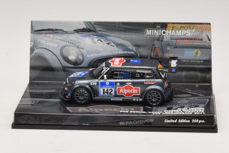 Mini Cooper #142 Von Bohlen / F. Grohs Schirra Motorsport Nurburgring 24 Hours 2011 Minichamps 1:43 43112142 Métal
