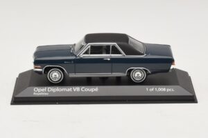 Opel Diplomat A V8 Coupe Bleu Foncé Minichamps 1:43 400048021 Métal